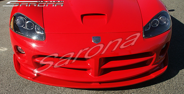 Custom Dodge Viper Front Bumper Add-on  Coupe Front Add-on Lip (2003 - 2010) - $490.00 (Part #DG-003-FA)